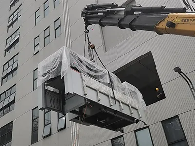 Помощь для подъема оборудования на второй этаж 